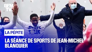 La séance de sports de Jean-Michel Blanquier
