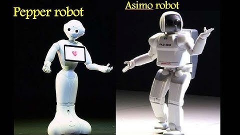 Asimo robot vs Pepper robot