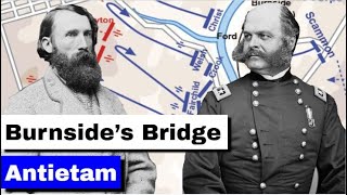 Burnsides Bridge, Battle Of Antietam Animated Battle Map