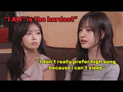 IVE LIZ and REI said that “I AM” is their hardest song because of the high notes