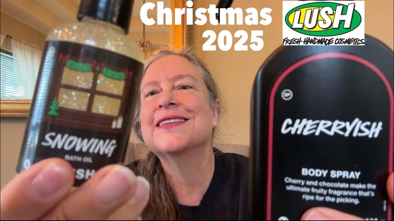 Lush Christmas 2025 (with time stamps) 16 products scent descriptions, ratings, reviews