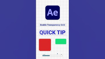 #aftereffects Quick Tip - How to Enable/View the transparency grid...#pxlready #adobeaftereffects