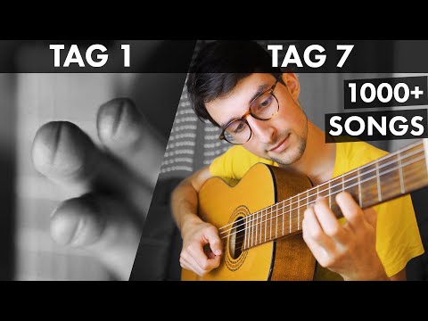 Video: Wie Man In Einem Monat Gitarre Spielen Lernt