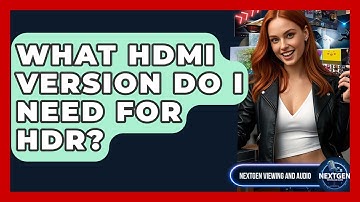 What HDMI Version Do I Need For HDR? - NextGen Viewing and Audio