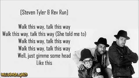 Aerosmith run dmc walk this way lyrics