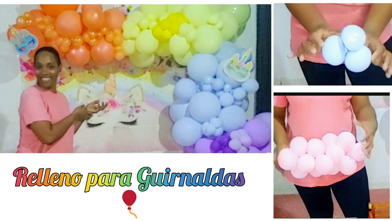 DIY🎈4 Formas Diferentes de hacer Relleno de  Globos para Guirnaldas. Tutorial(Tendencia 2023)