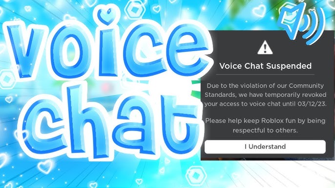 Voice Chat Suspended until .? Not sure how long : r/RobloxHelp