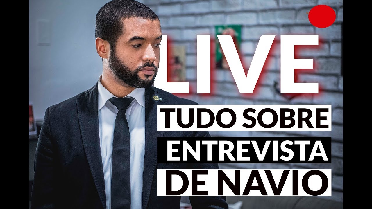 LIVE - ENTREVISTAS PARA TRABALHAR EM NAVIOS DE CRUZEIROS- CANAL DO MARCO