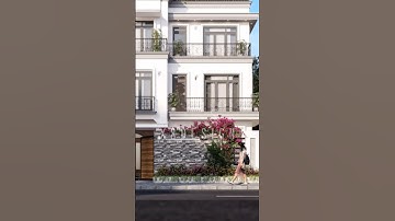 Biệt thự 3 tầng tân cổ điển | X8 design #short #x8design