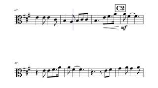 Silver Lining – Laufey (viola sheet music)