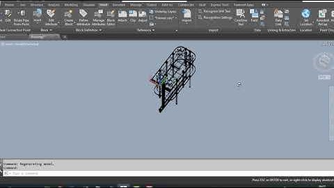 IMPORT  STEP File In autocad Plant 3d