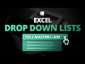 Drop down lists in excel  masterclass incl dynamic dependent  searchable drop down lists