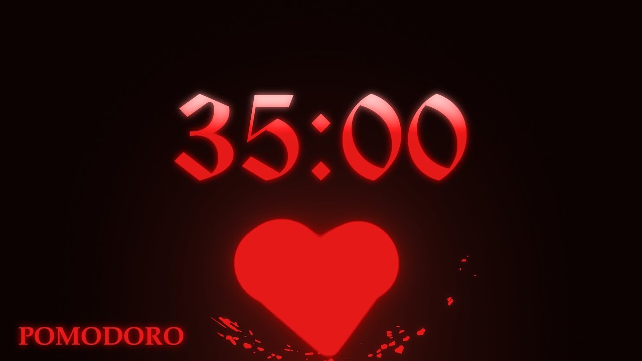 35 Minute Timer - Study - Work - Deep Focus - Countdown Timer - No ...
