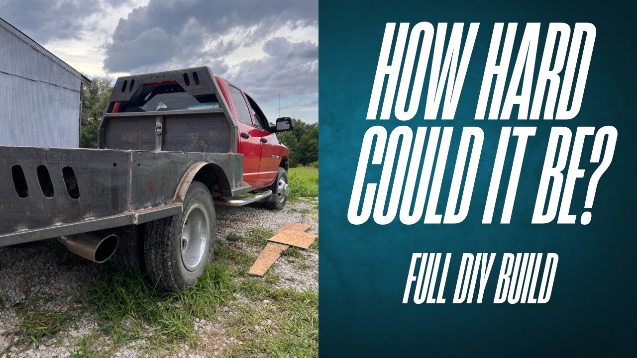 I build a Dodge Dually Flatbed From SCRATCH!