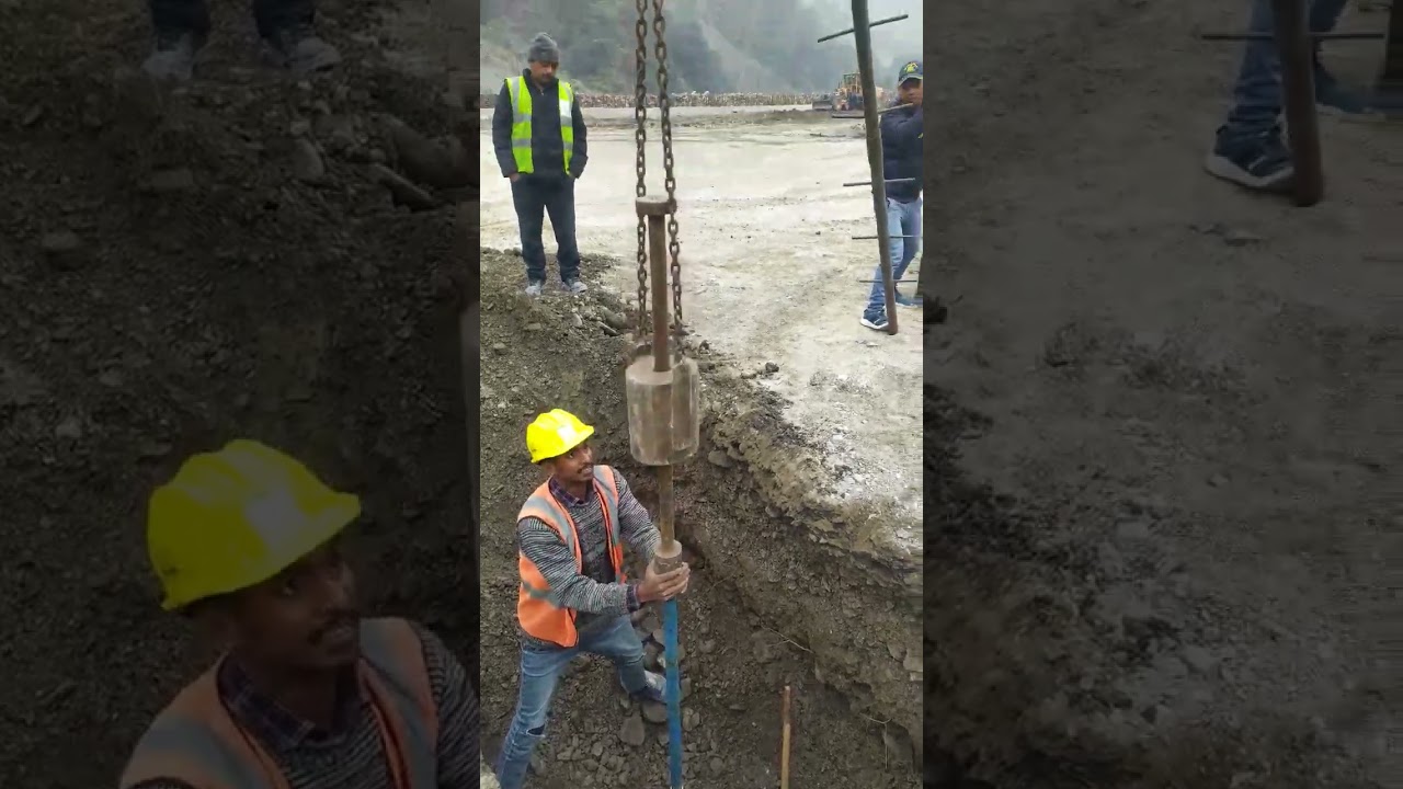 SPT Standard Penetration Test | Quality Civil work | Soil Testing #shorts #engineering