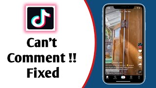 I Can't Comment On Tiktok !! Fixed