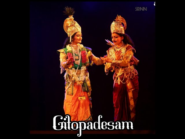 Gitopadesm II Krishna and Arjuna II Gita Jayanti 2021 II Bharatanatyam II SRNN class=