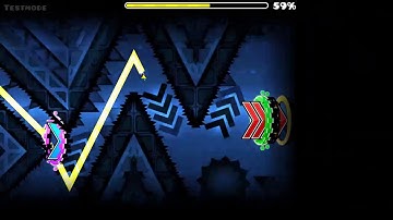geometry dash azure flare 36-74% (not verifying) (hardest nc level)
