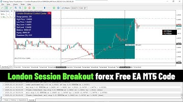 London Session Breakout EA BOT in MQL5 for MT5 [PART 811] #forexalgotrader #mt5 #forex