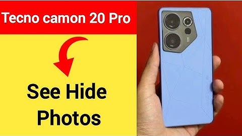 Tecno Camon 20 Pro 5G me hide photos Kaise Dekhen, how to see hide photos