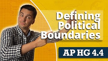 Types of Political Boundaries  [AP Human Geography Unit 4 Topic 4]