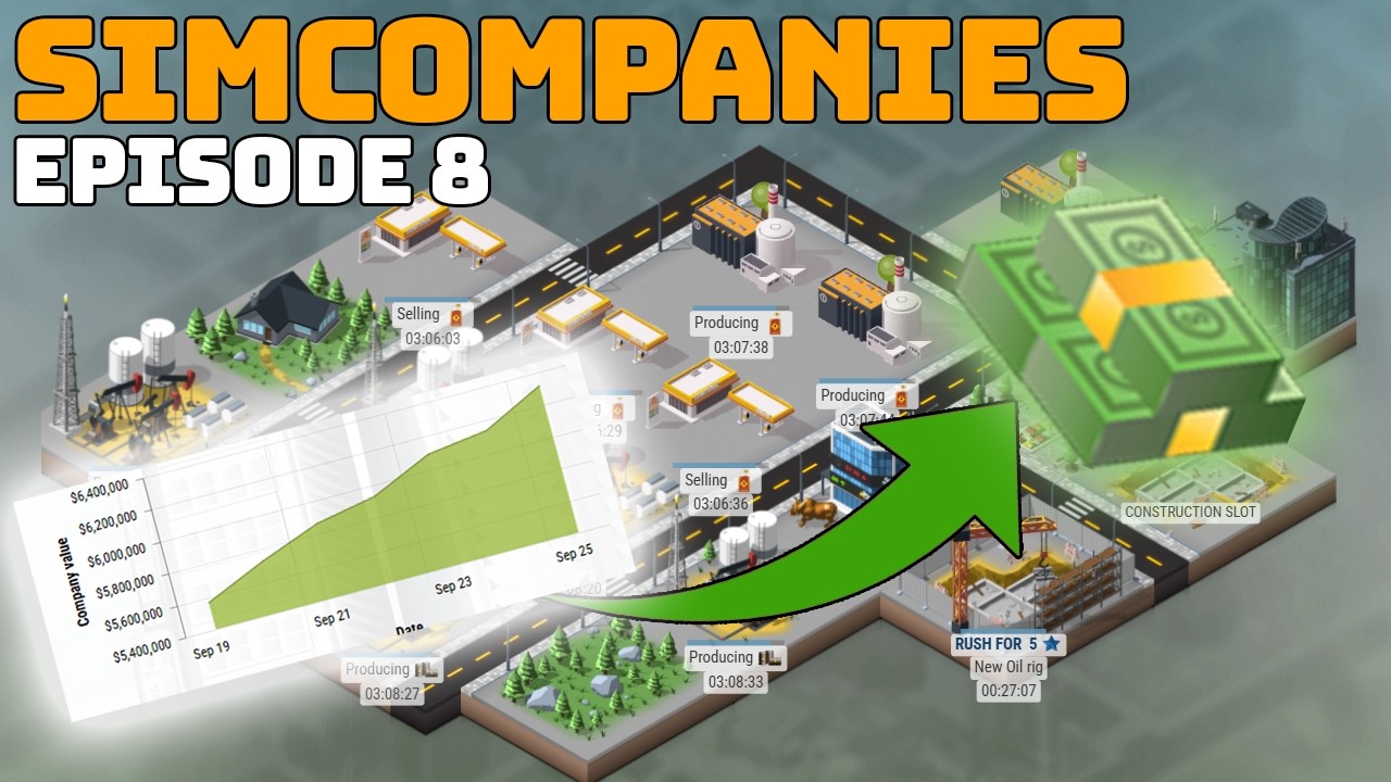 Sim Companies Episode 8: 6 MILLION!!