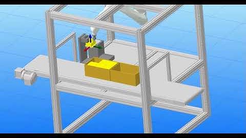 Brenner-Fiedler Kawasaki K-roset 3D Simulation Robotic De-boxing and Assembly