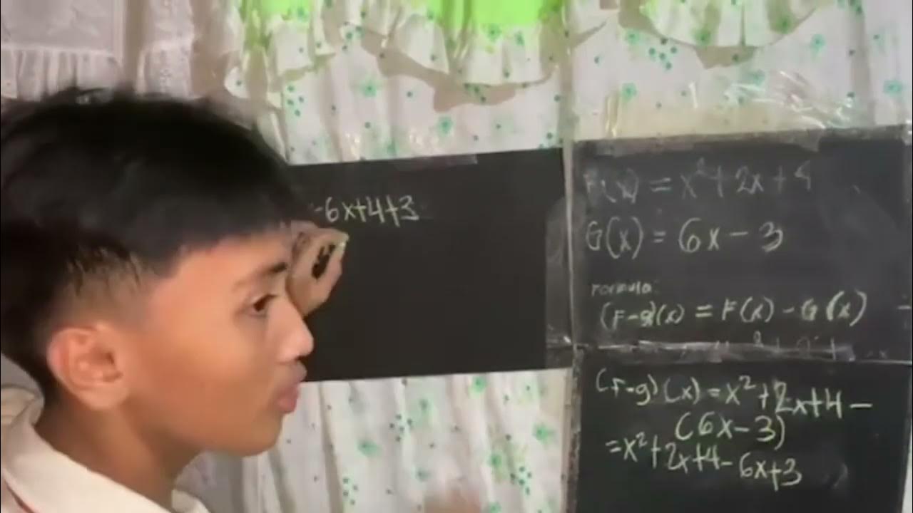 Performance task in general mathematics operations on functions youtube