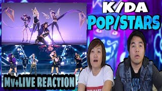 K/DA - POP/STARS (ft.(G)I-DLE, Madison Beer, Jaira Burns) | Mv & LIVE REACTION