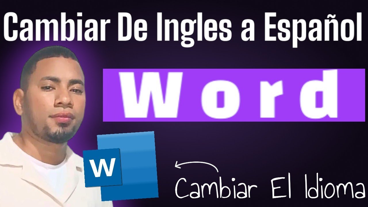 COMO CAMBIAR EL IDIOMA en WORD de INGLÉS a ESPAÑOL 2025 - YouTube