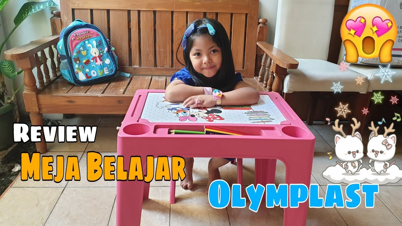 Review Meja Belajar Anak Olymplast YouTube