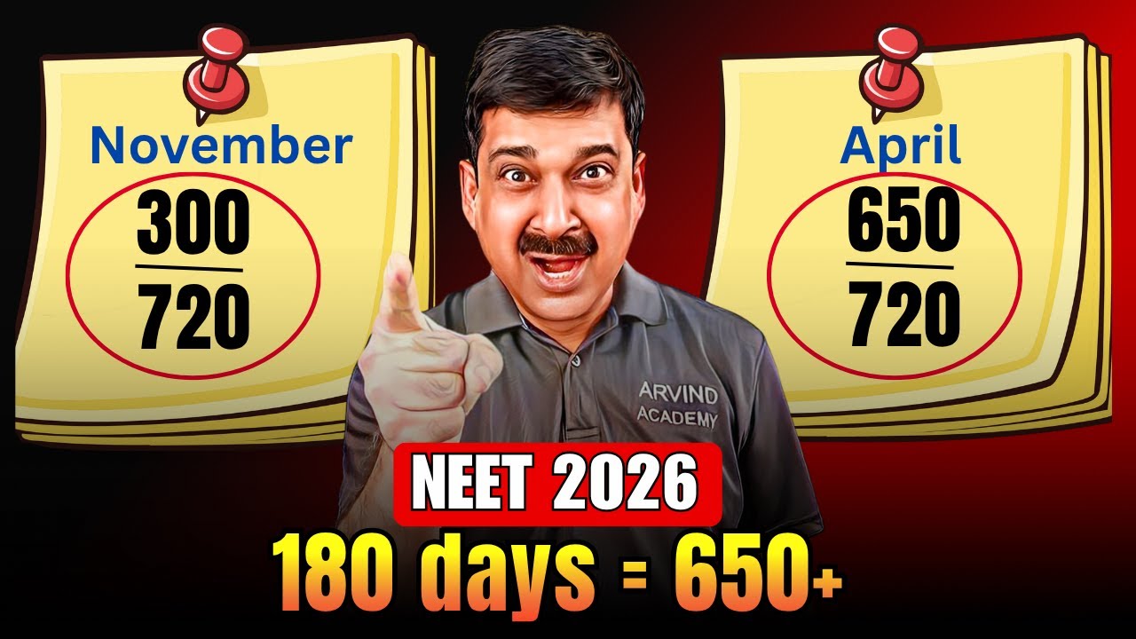 ⚡ Last 180 Days for NEET 2026! | Follow This Plan for 650+ Marks 💯 ...