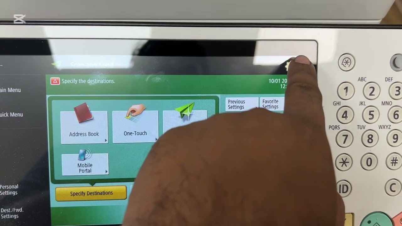 How to Select Compact PDF Options for Scanning Low MB Files on Canon C5535/5235/5250/5550