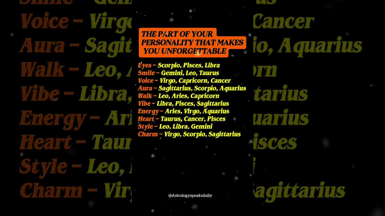 The One Personality Traits That Makes You Truly Unforgettable 