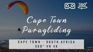 Paragliding, Cape Town  South Africa  360° VR 4K Tour with best of Deep House Music