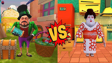 Dark Riddle CHAPTER4 vs Dark Riddle Updater 13.0.0 MENU MOD Gameplay ( Android/IOS )