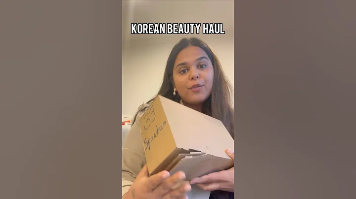 Viral Korean Beauty Haul #shorts #kbeauty #skincare #viral