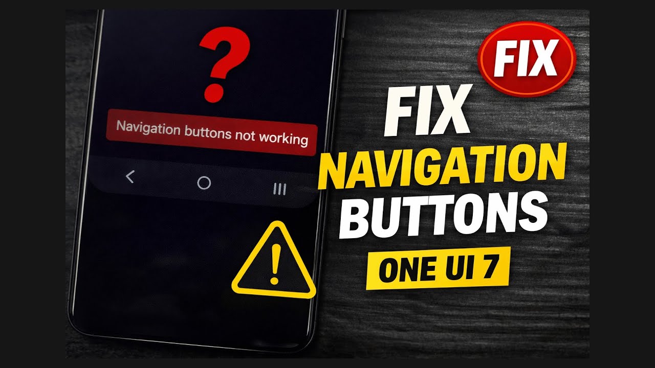 How to Fix Menu/Recent Buttons Not Working on Samsung | Navigation ...