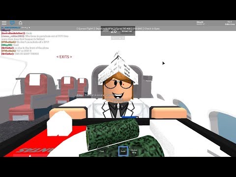 Roblox Qantas Airlines Boeing 737 Flight Youtube - qantas logo roblox