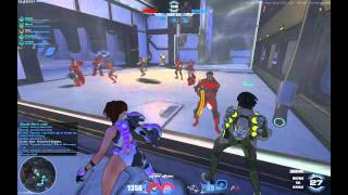 Firefall - Recon Long Range Mine deals damage through shields