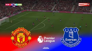 Live Manchester United Vs Everton - Premier League 202526 Epl Match Pes 21 Gameplay