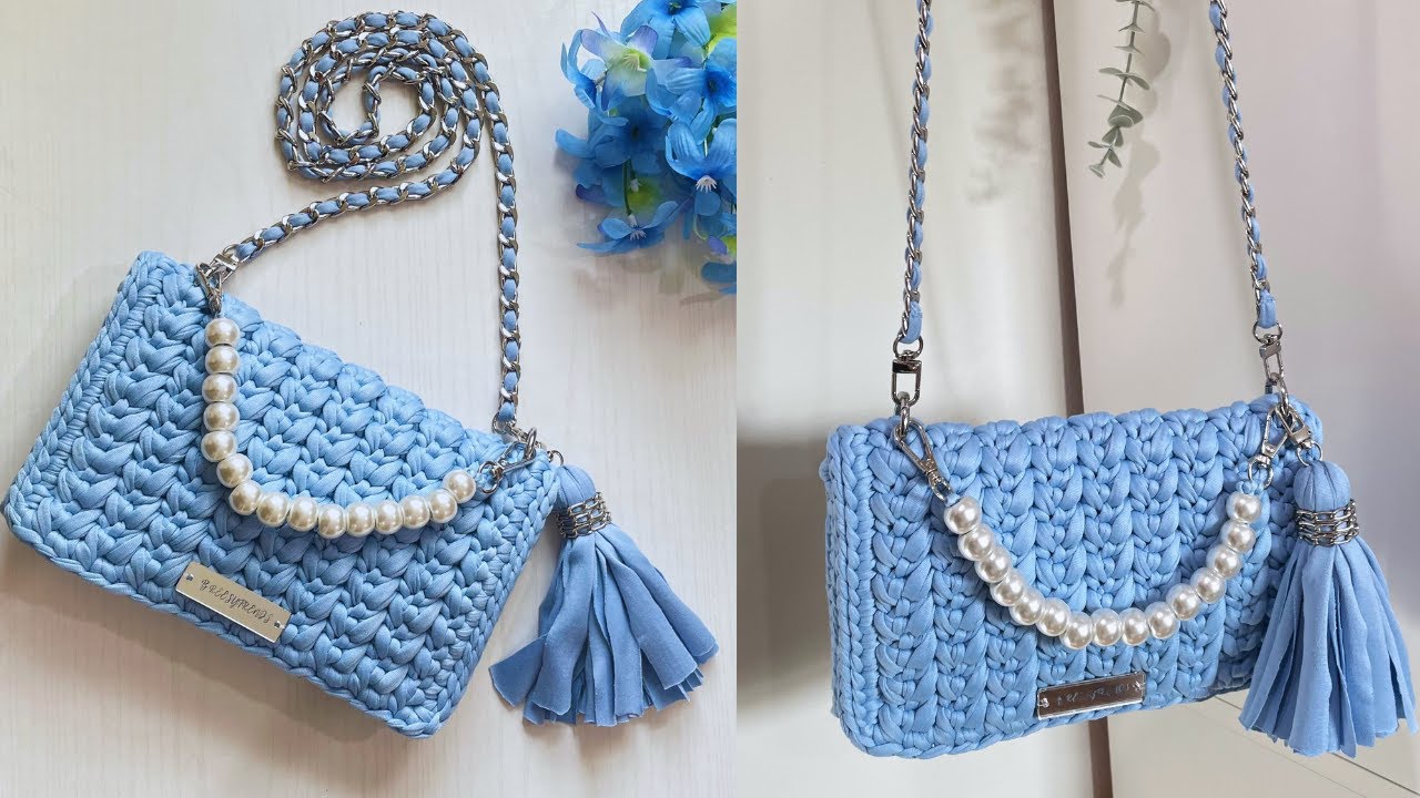 Haz tu propio monedero de trapillo | Crochet paso a paso