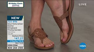 Information Soul Naturalizer Stellar Slingback Thong Sandal News