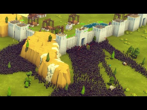 The Largest Castle Siege - Trebuchets Vs 1,000,000&#039;s of Peasants - Diplomacy is Not an Option