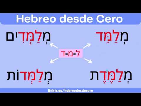 CURSO DE HEBREO para principiantes - Clase 50: El verbo ENSEÑAR (Parte 1 de 5) @hebreofacil