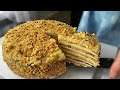 Grandma&#39;s recipe for Napoleon cake. No baking. Quick and easy recipe