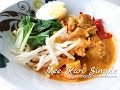 Mee kari simple yang mudah untuk dibuat  simple curry noodle
