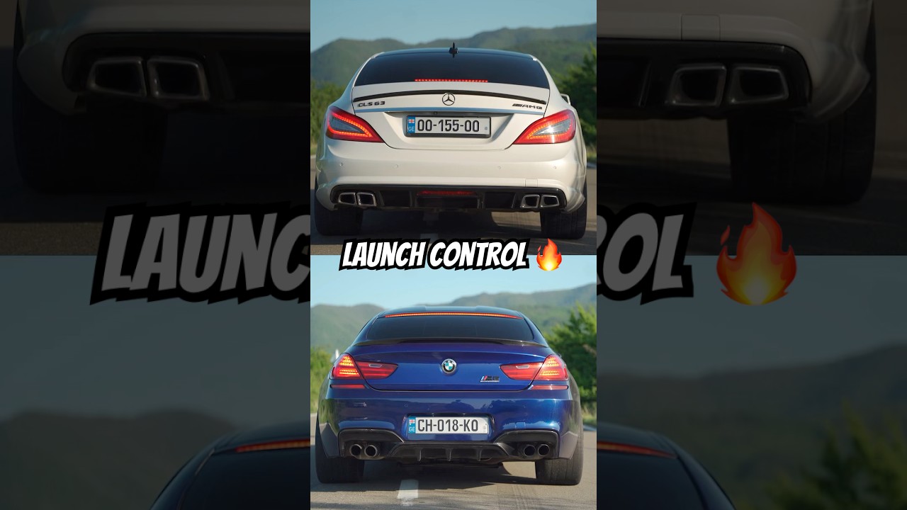 Launch Control CLS63AMG Vs M6 Competition 