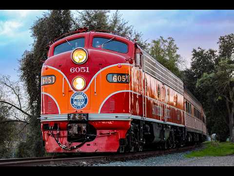 SP 6051 takes to the rails on the CSRM’s Polar Express