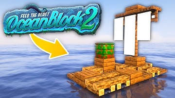 I Survived 7 Days on an Ocean Only World... | FTB OceanBlock 2